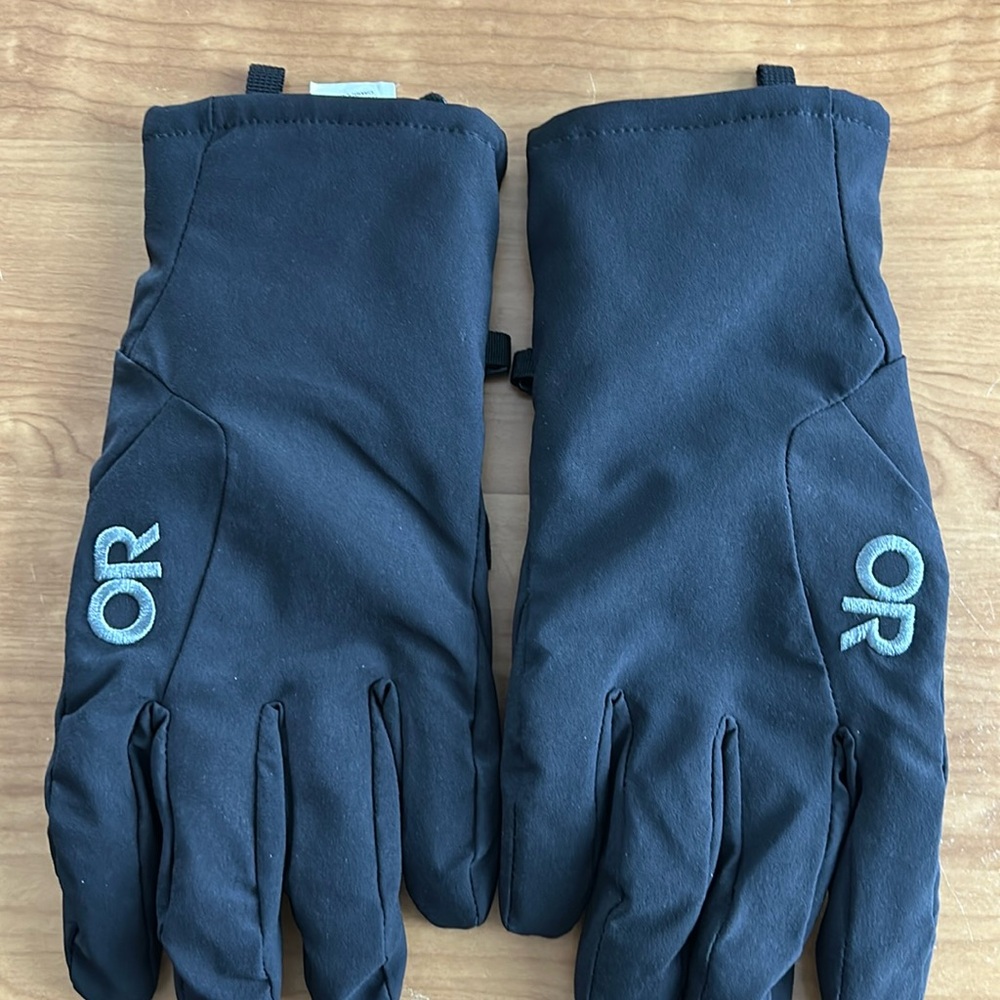 Outdoor Research Men's Sureshot Softshell Gloves, Black, Size XL
